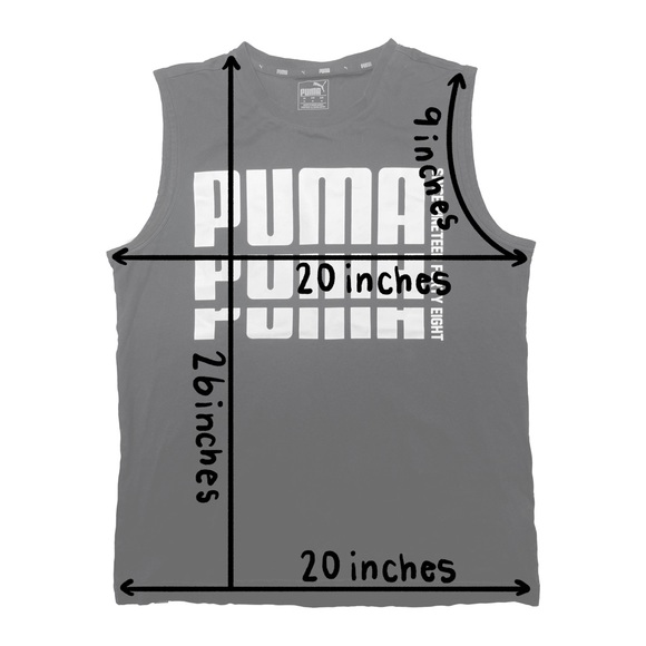 Puma Black and White Tank Top - Picture 7 of 7